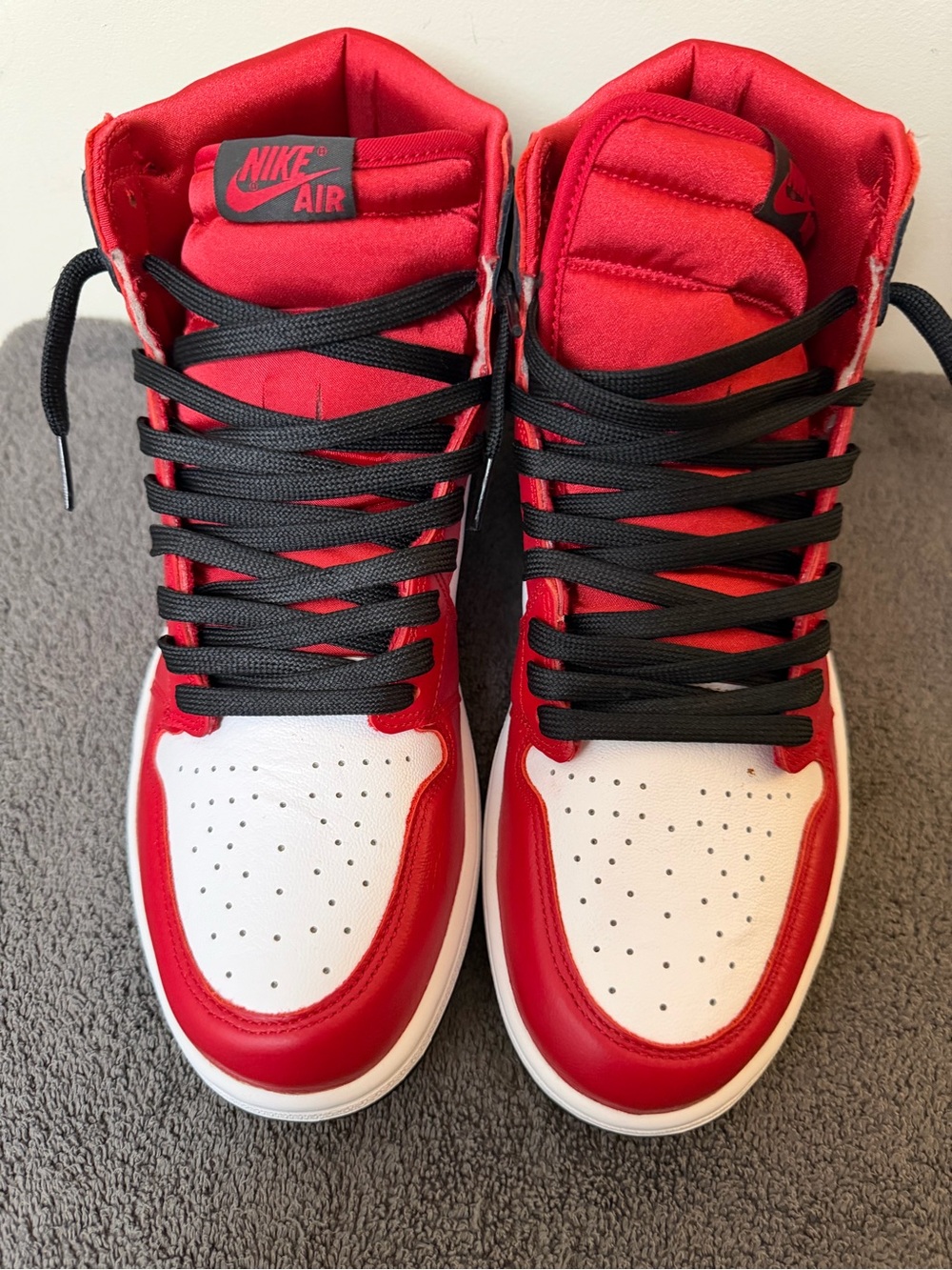Nike Air Jordan 1 “High” in “Satin Snake Chicago”. Men’s size 10 1/2.